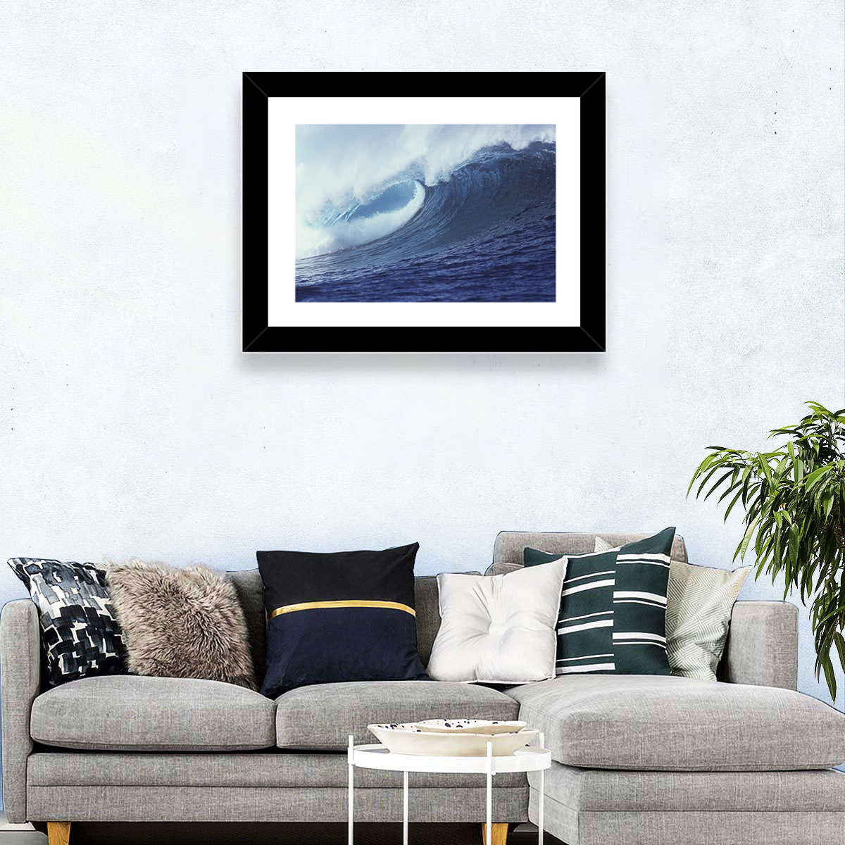 Powerful Breaking Wave Wall Art