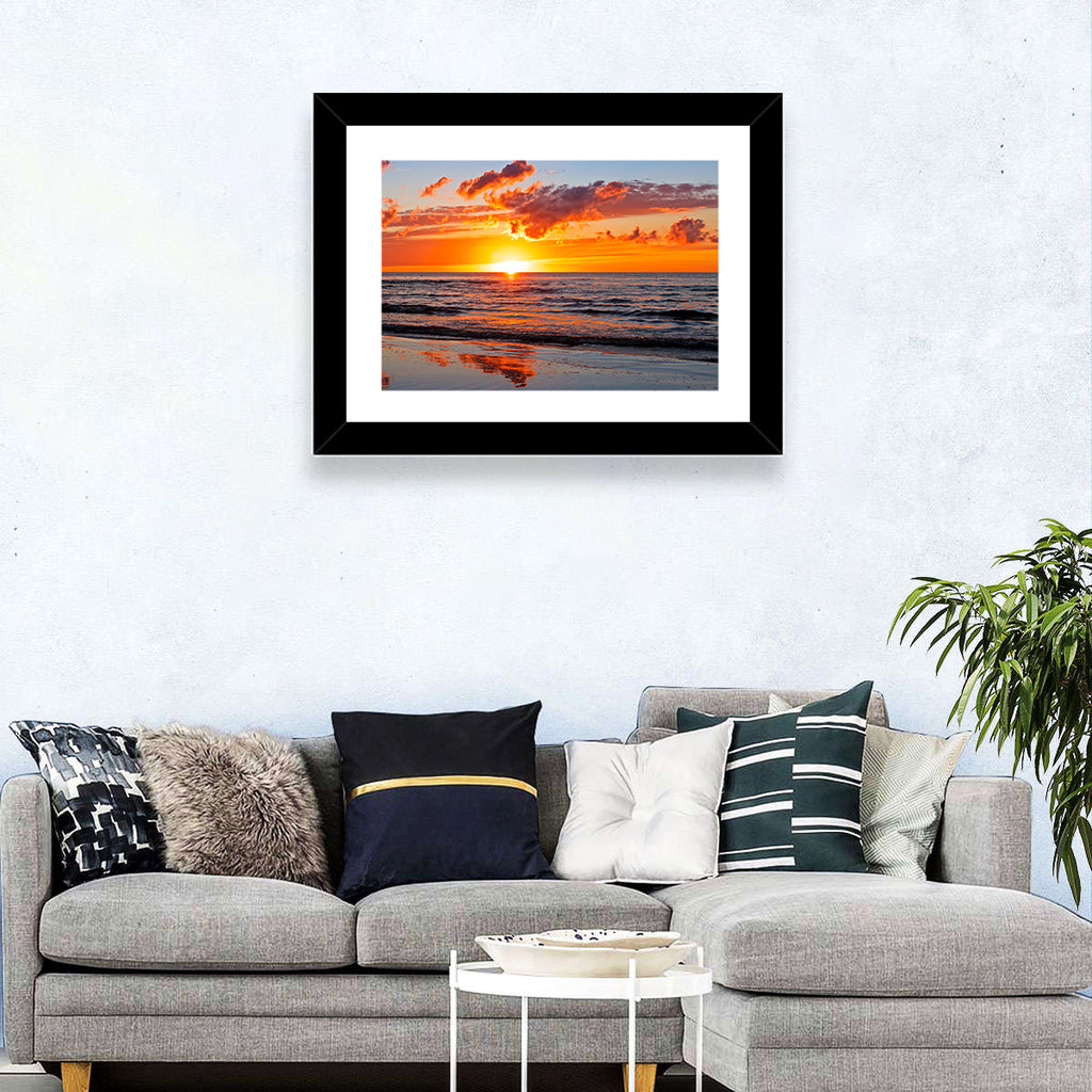 Sunset Over the Baltic Wall Art