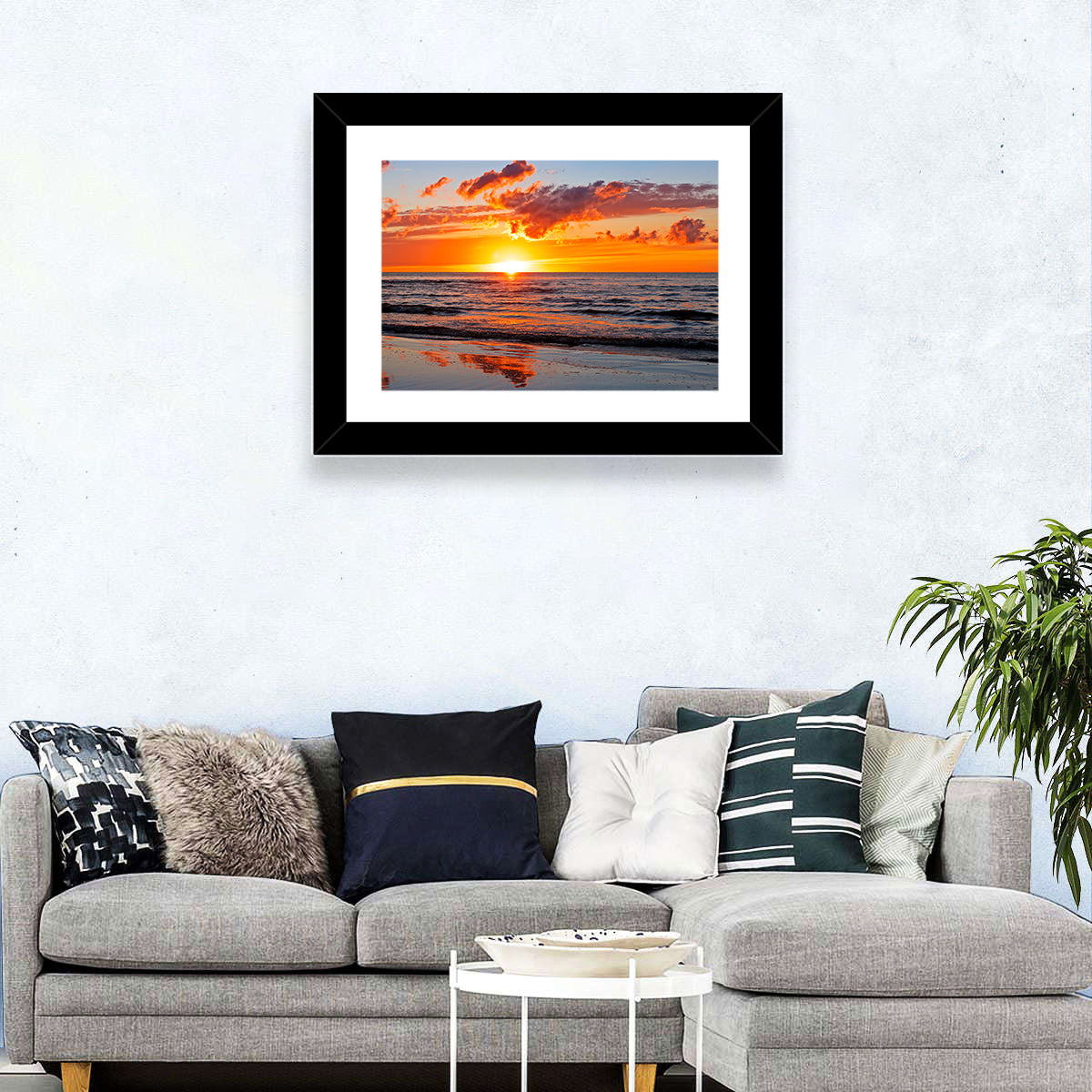 Sunset Over the Baltic Wall Art