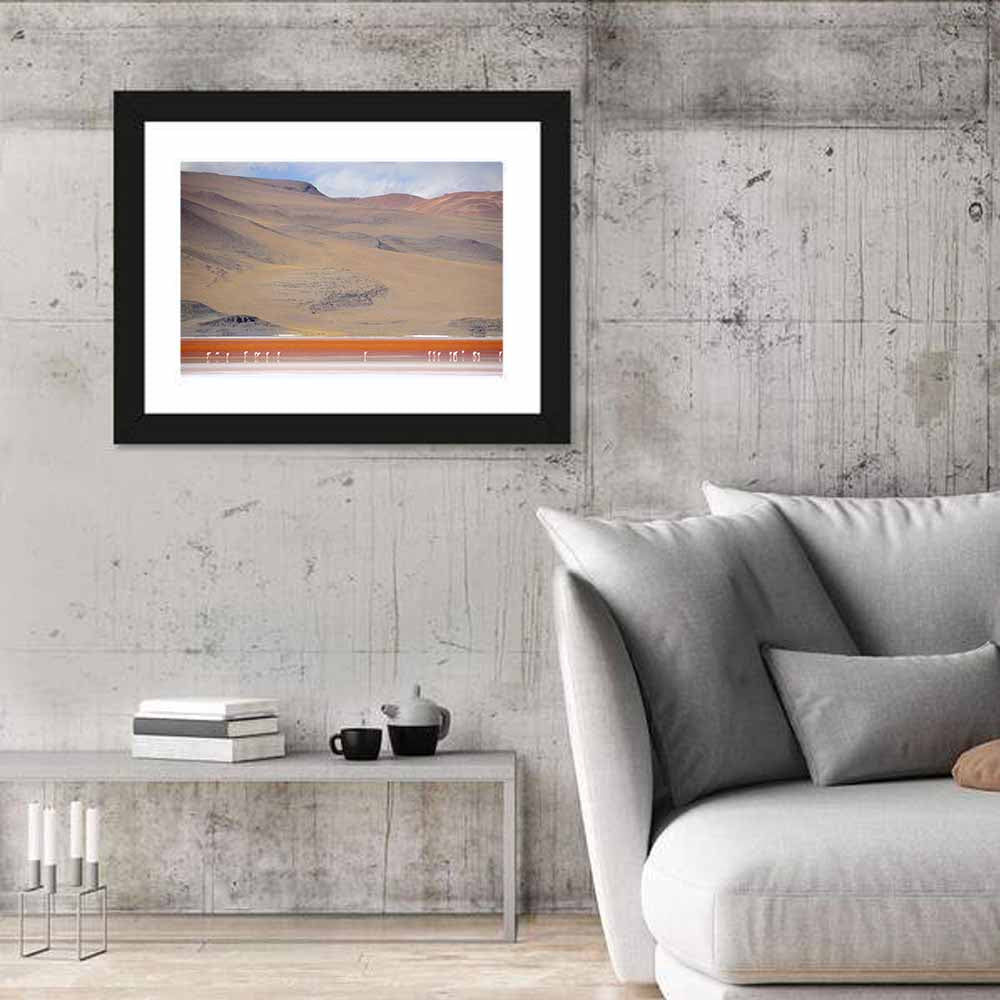 Flamingos at Laguna Colorada Wall Art