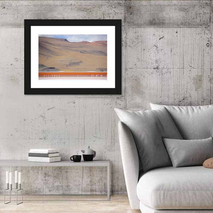 Flamingos at Laguna Colorada Wall Art