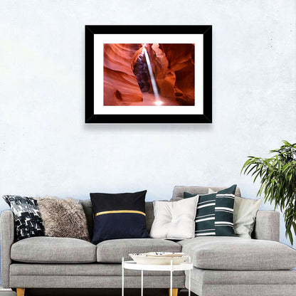 Antelope Canyon Light Beam Wall Art