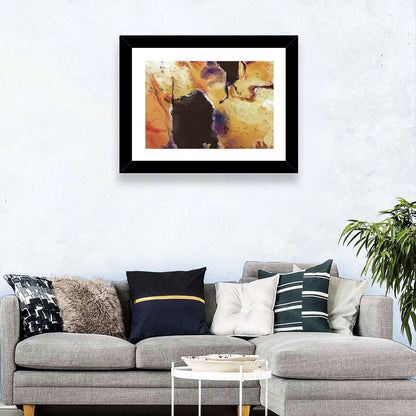 Merging Continents Textured Abstract Wall Art