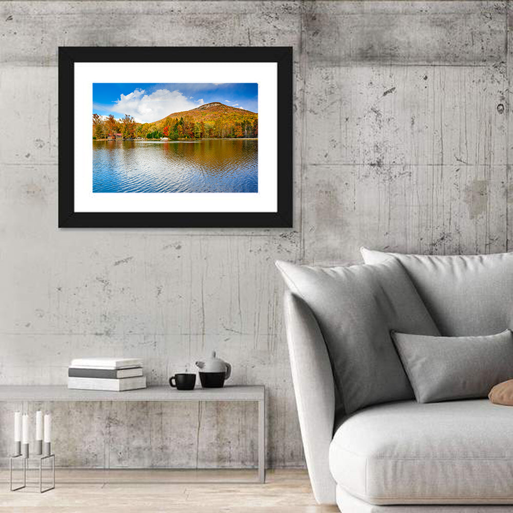 Yonah Mountain Lake View Wall Art