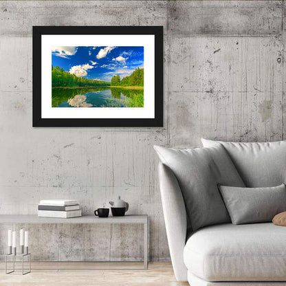 Kurtna Lake Reflection Wall Art