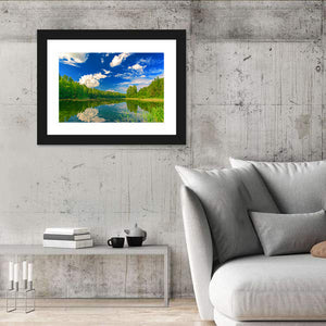 Lake in Kurtna Wall Art