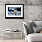 Infrared Winter Willow Tree Wall Art