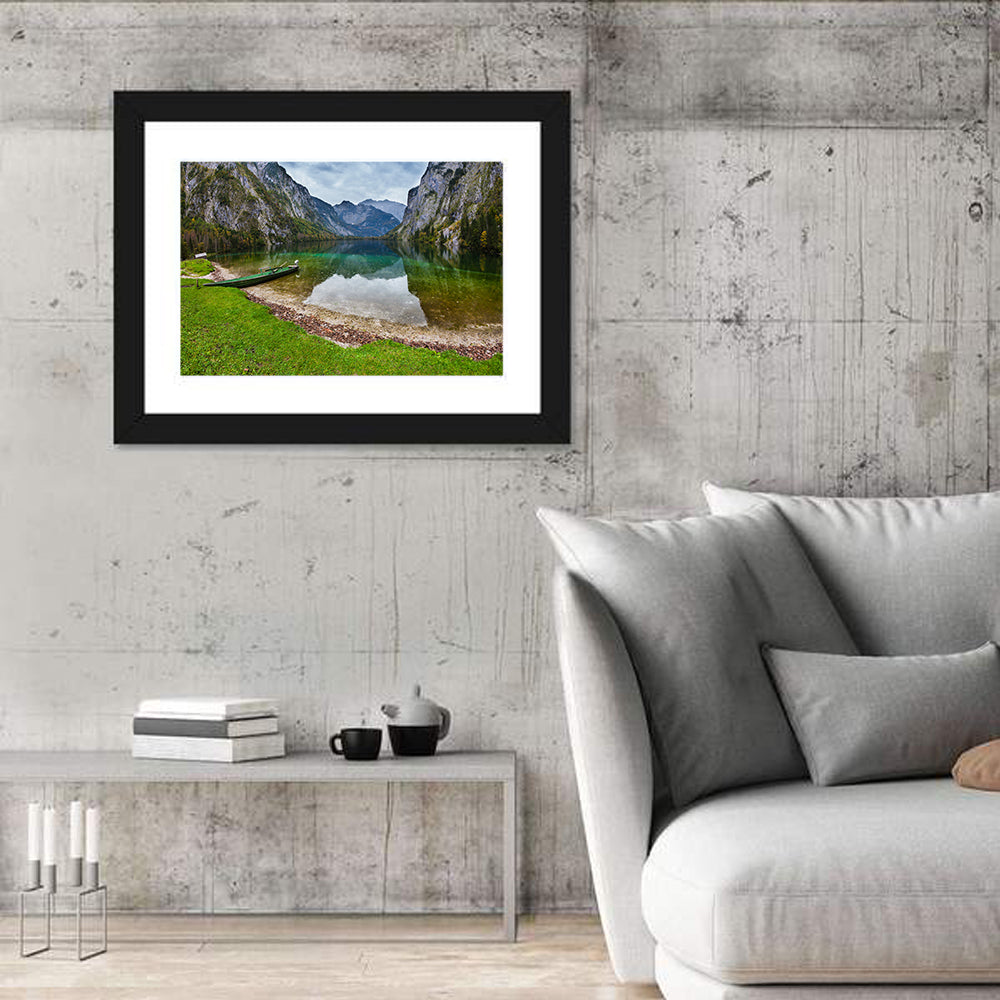 Obersee at Königssee Wall Art in a room, landscape