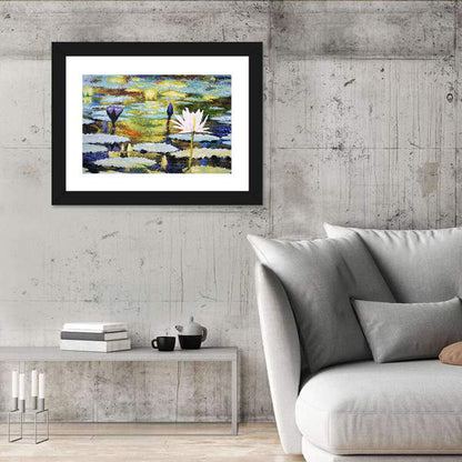 Impressionist Water Lilies Study Wall Art