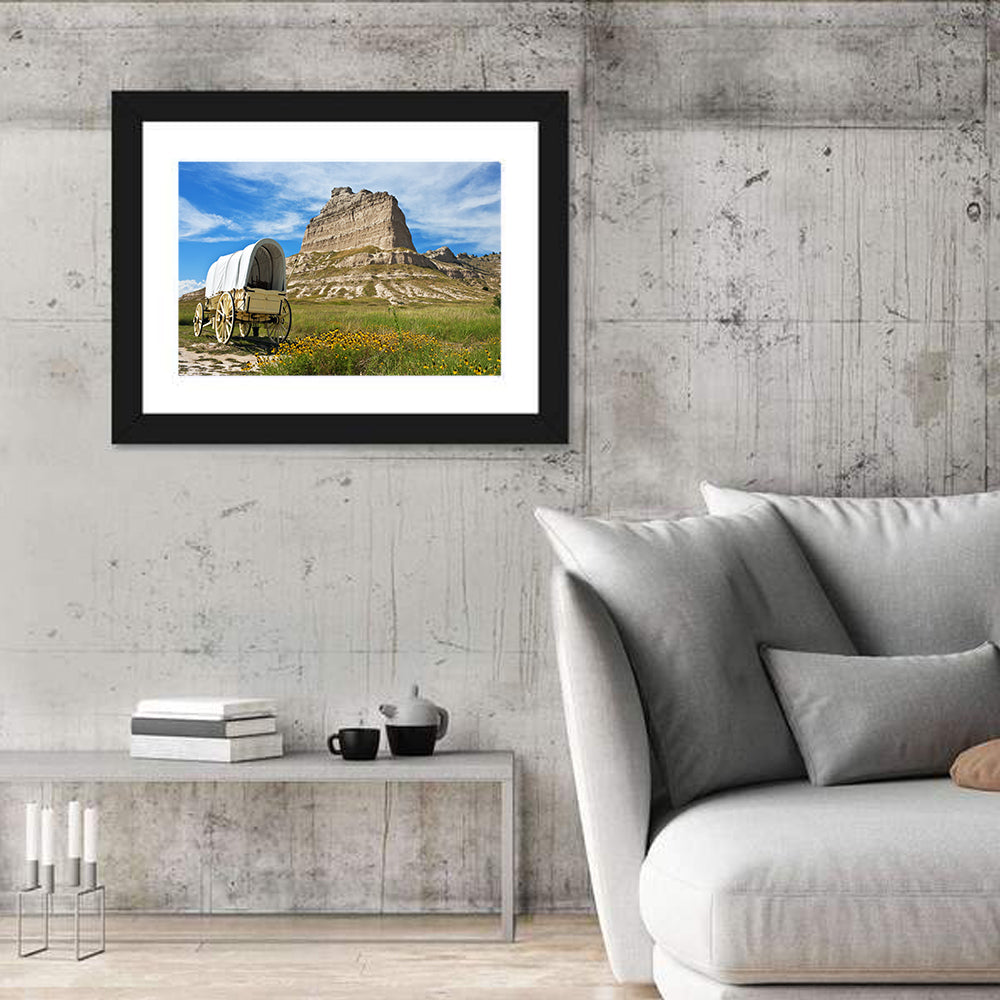 Scotts Bluff National Monument Wall Art in a room, landscape