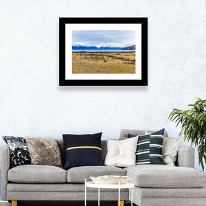 Snowy Peaks of Lake Ohau Wall Art