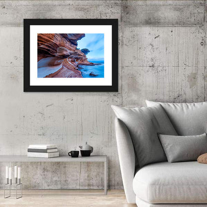 Painted Cliffs, Maria Island Wall Art