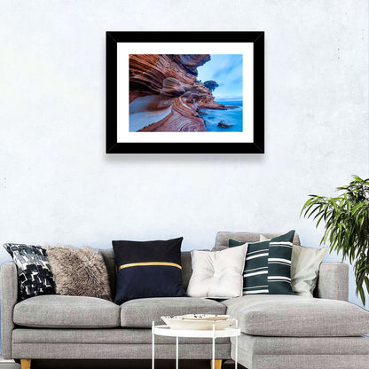 Painted Cliffs, Maria Island Wall Art