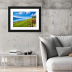 Lavaux Vineyard Terraces Over Lake Geneva Wall Art