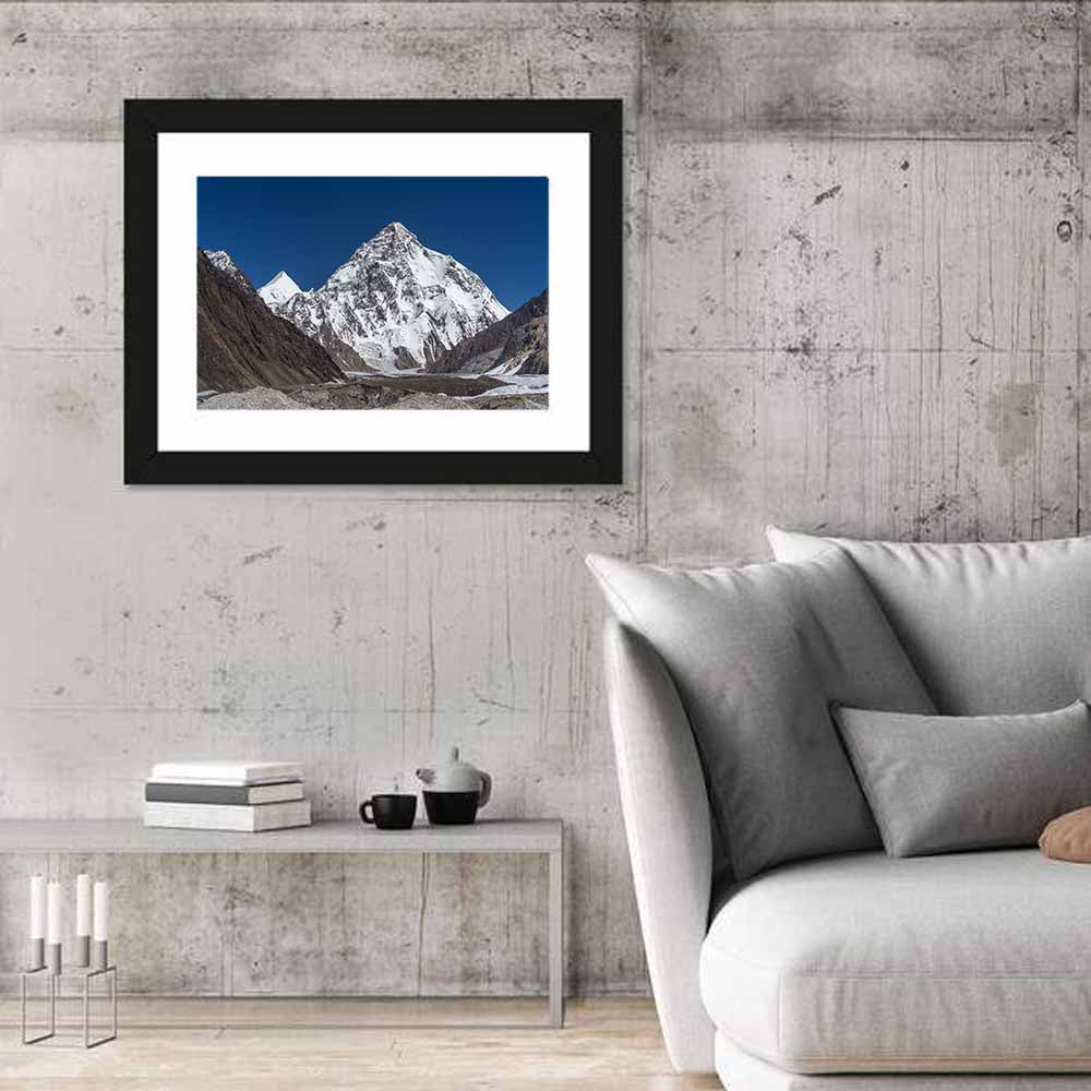 K2 Snow-capped Peak Wall Art