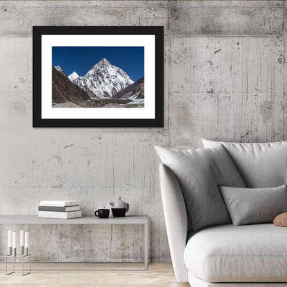 K2 Snow-capped Peak Wall Art