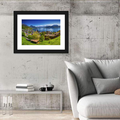 Lake Lucerne, Weggis Wall Art