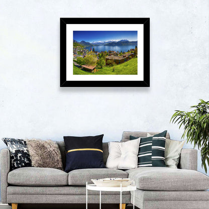 Lake Lucerne, Weggis Wall Art