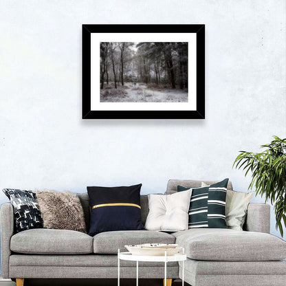 New Forest Winter Path Wall Art