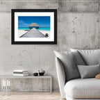 Maldives Turquoise Pier Wall Art