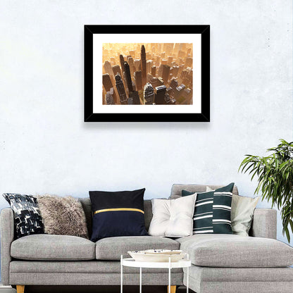 Arizona Skyscrapers at Golden Hour Wall Art