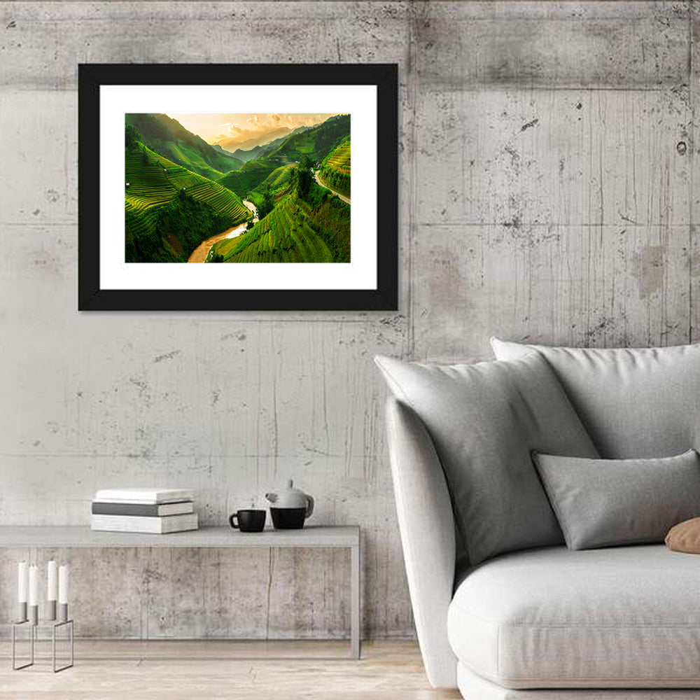Mu Cang Chai Rice Terraces Wall Art