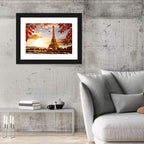 Eiffel Tower at Golden Hour Wall Art