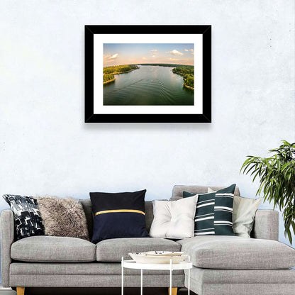 Lake Wylie Golden Hour Wall Art