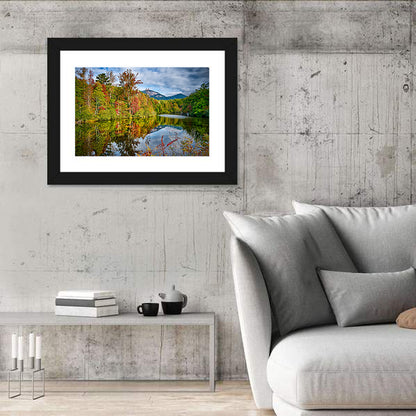 Lake Jocassee Autumn Reflection Wall Art