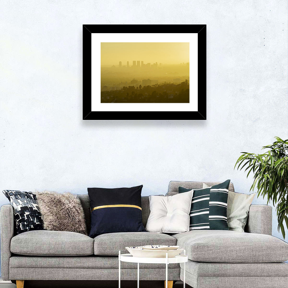 Westwood Los Angeles in Golden Haze Wall Art