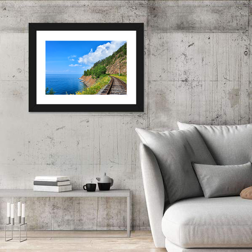 Circum Baikal Track by Lake Wall Art