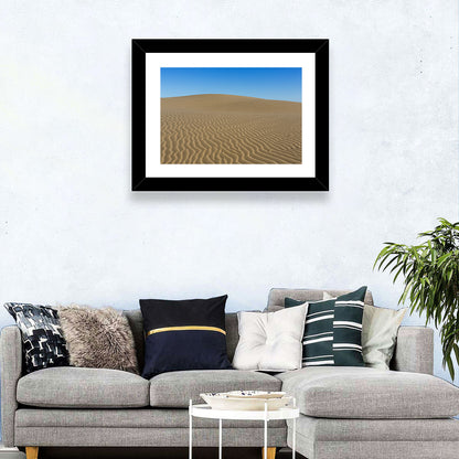 Namib Desert Rippled Sand Dunes Wall Art