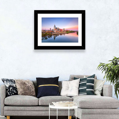 Nashville Skyline at Dusk Wall Art
