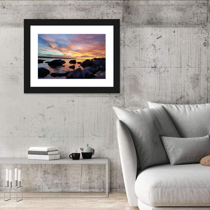 Lake Sakakawea Sunset Wall Art