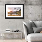 Buttermere Lone Tree at Dusk Wall Art