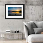 Lake Norman Sunset Reflection Wall Art