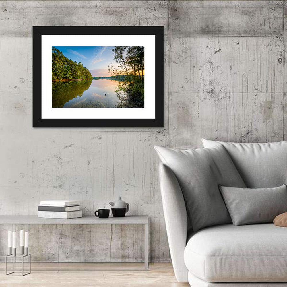 Lake Norman Golden Reflections Wall Art