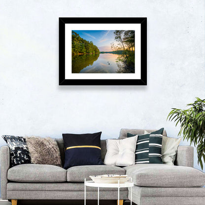 Lake Norman Golden Reflections Wall Art