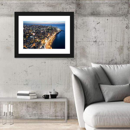 Beirut Corniche at Dusk Wall Art