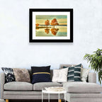 Lake Waco Autumn Reflection Wall Art