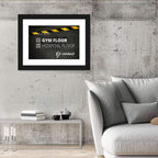 Gym Floor or Hospital Floor Quote Wall Art