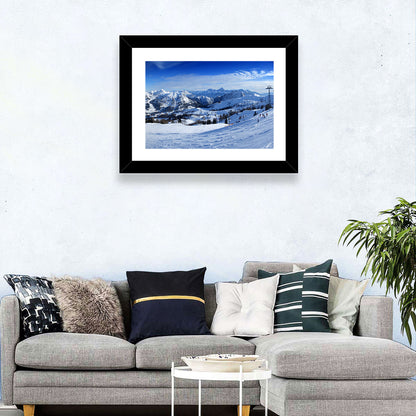 Nassfeld Ski Resort View Wall Art