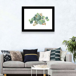 Green Eucalyptus Leaves Wall Art