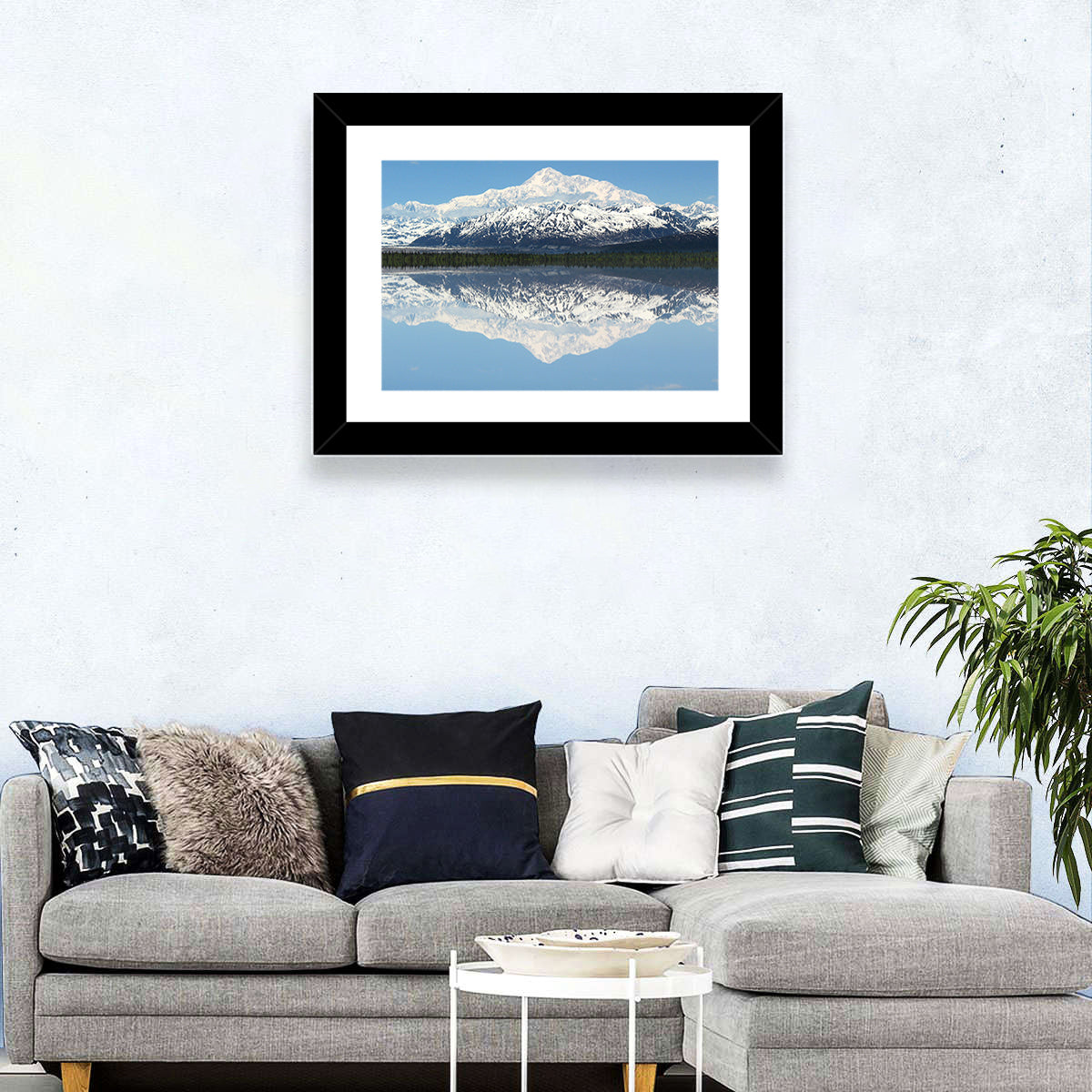 Denali Peak Reflection Wall Art
