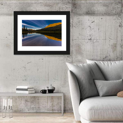 Rainbow Lake at Golden Hour Wall Art