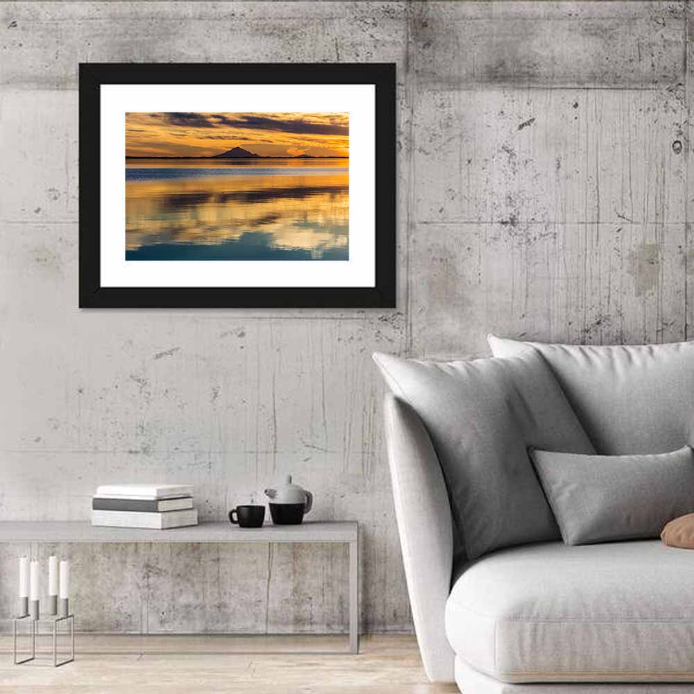 Mt Redoubt and Skilak Lake Wall Art