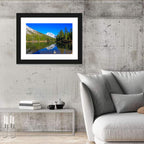 Grand Teton Reflection at Jenny Lake Wall Art