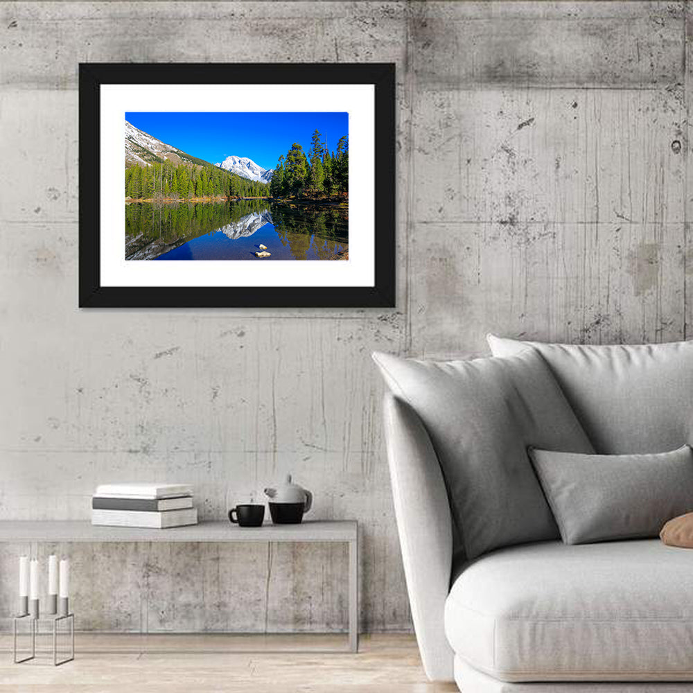 Grand Teton Reflection at Jenny Lake Wall Art