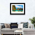 Maya Bay Long-tail Boats Wall Art