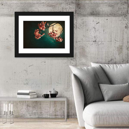 Moonlit Sakura Blossoms Wall Art